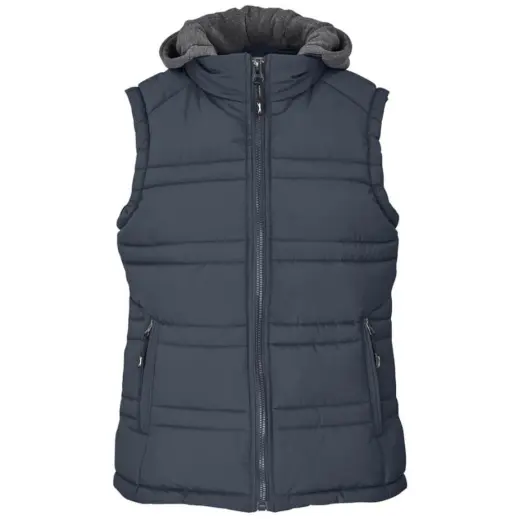 Ladies Okinawa Bodywarmer Charcoal Front